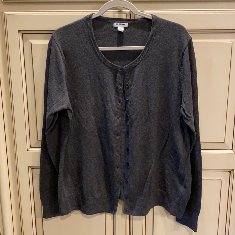Old Navy Cardigan, XL, dark grey